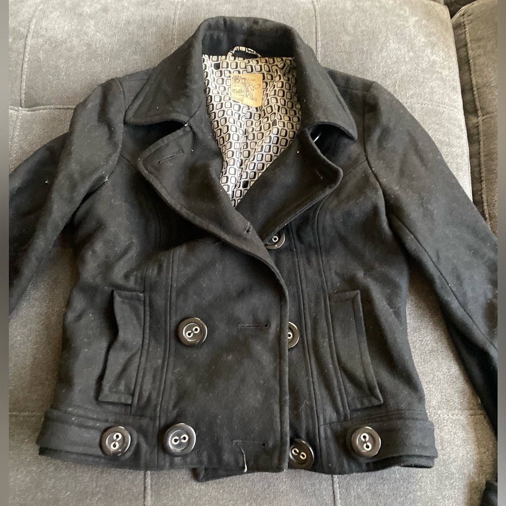 Black Pea Coat